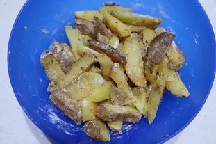 Chilli potato wedges : Photo of step #4