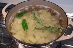 Roast potatoes "à la provençale"