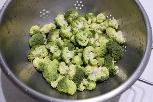 Leek and broccoli "à la flamande" : etape 25