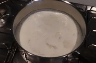 Jerusalem artichoke purée with leeks : Photo of step #2
