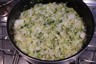 Rice with spring greens : Photo of step #8