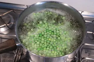 Baby broad beans and peas with rice and mascarpone  : Photo of step #5