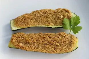 Greek-style stuffed courgettes