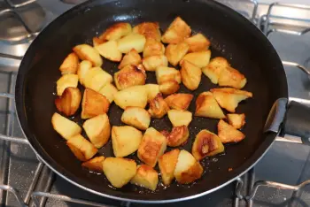 Green beans and potatoes with Morbier cream sauce : Photo of step #26