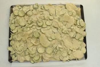 Zucchini and potato scarpaccia