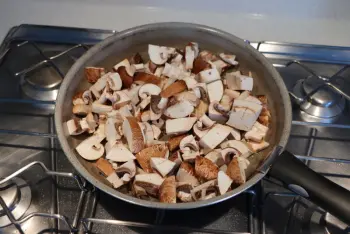 Polenta with artichokes and mushrooms : Photo of step #26