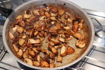 Polenta with artichokes and mushrooms : Photo of step #26