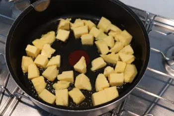 Polenta with artichokes and mushrooms : Photo of step #26