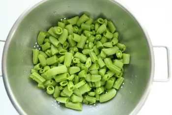 New peas with pesto