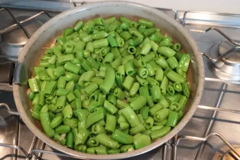 New peas with pesto