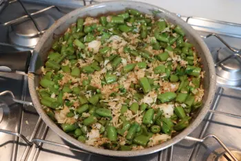 New peas with pesto