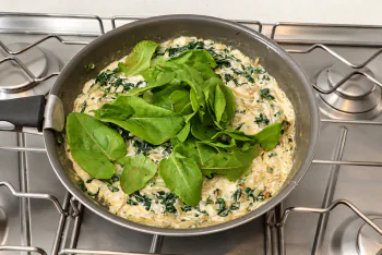 Swiss chard with cream and sorrel : Stage 7