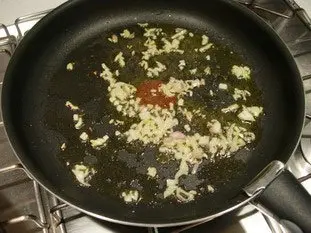Sautéd broccoli with ham : Photo of step #4