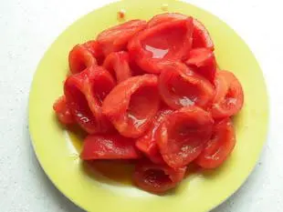 Green beans with tomatoes : Photo of step #4