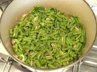Green beans with tomatoes : Photo of step #7