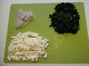 Spinach brik parcels : Photo of step #1