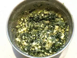 Spinach brik parcels : Photo of step #4