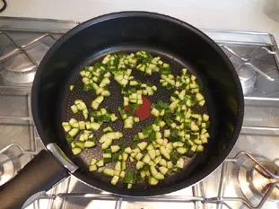 Sautéed green vegetables : Photo of step #2