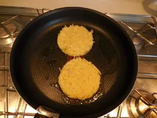 Grated potato cakes : Photo of step #12