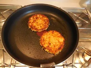 Grated potato cakes : Photo of step #13