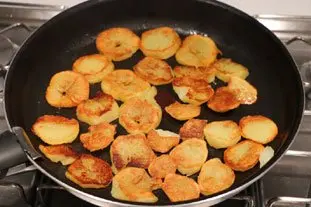 Crispy potato galette with leeks