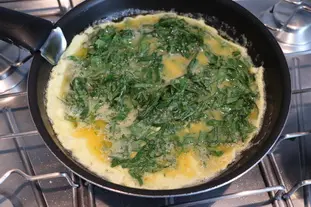 Sorrel omelette : Photo of step #8
