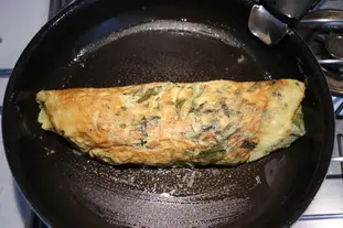 Sorrel omelette : Photo of step #9