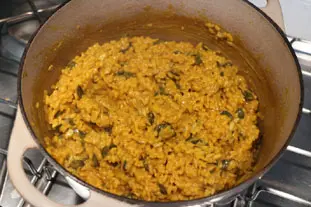 Turmeric risotto : Photo of step #13
