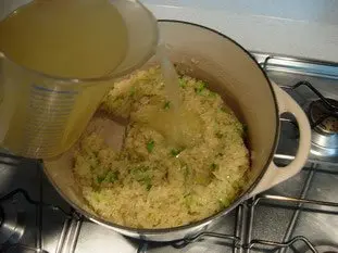 Creamy risotto with vegetables  : Photo of step #18