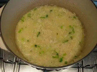 Creamy risotto with vegetables 