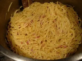 Spaghetti Carbonara : Photo of step #6