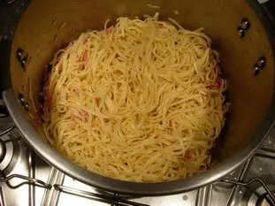 Spaghetti Carbonara : Photo of step #4