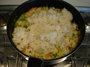 Thaï rice with small vegetables : Photo of step #11