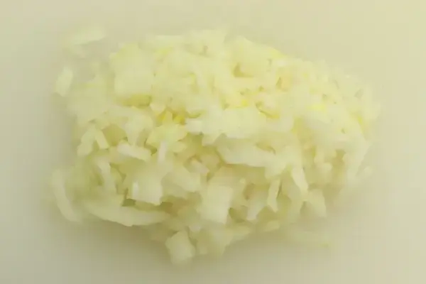 Fried rice with chicken and spring onion