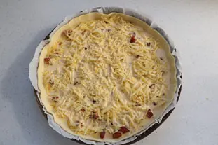 Two-cheese quiche : Photo of step #8