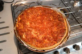 Two-cheese quiche : Photo of step #9
