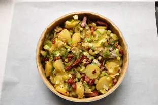 Deep leek and potato quiche : Photo of step #13