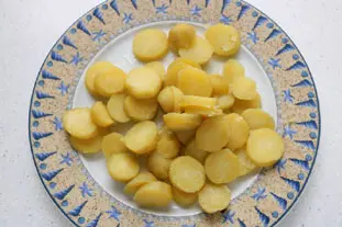 Deep leek and potato quiche : Photo of step #3