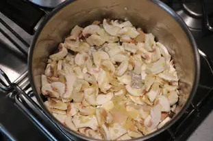 Baker's tuna and mushroom tart : Photo of step #5