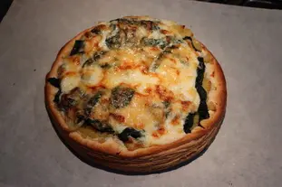 Thin spinach and potato tart : Photo of step #8