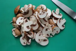 Mushroom tart : Photo of step #1
