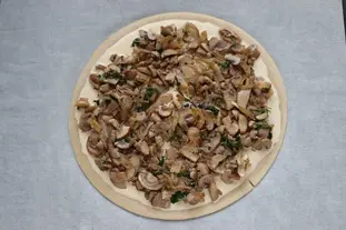 Mushroom tart : Photo of step #4