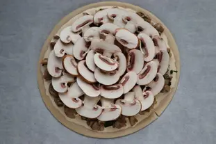 Mushroom tart : Photo of step #5