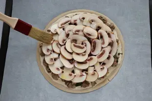 Mushroom tart