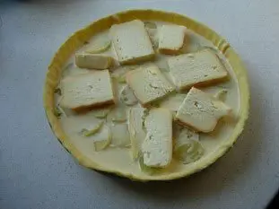 Maroilles cheese quiche