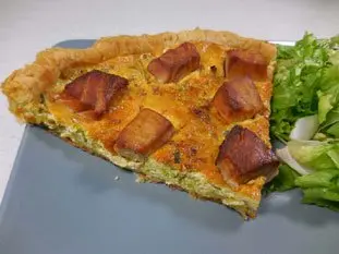 Leek and fresh tuna tart