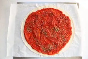 Quick flaky pizza : Photo of step #3
