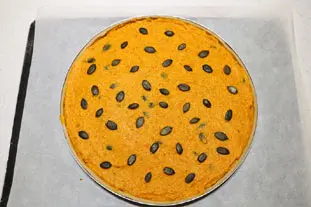 Potimarron and Parmesan tart : Photo of step #9