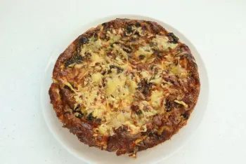 Sorrel and potato quiche