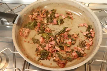 Sorrel and potato quiche
